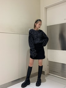 EMODA / タンクソールロングブーツ EMODA（エモダ）の「タンクソールロングブーツ（ブーツ）」 - WEAR
