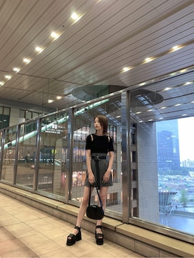 杉原優利さん（レディース・152cm）の夏コーディネート