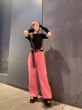 杉原優利さん（レディース・152cm）の夏コーディネート