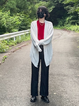 「G.O.C（ジーオーシー）のアイテム（Tシャツ/カットソー）」を使った、Tylerさん（メンズ・181cm）の夏コーディネート
