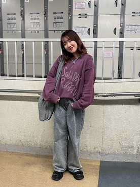 「152cm」｜「アイテム（アクセサリー）」を使った、Erinaさん（レディース・152cm）の冬コーディネート