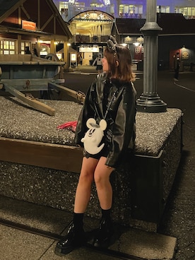 「CONVERSE TOKYO（コンバーストウキョウ）のアイテム（ジャケット/アウター）」を使った、Erinaさん（レディース・152cm）の秋コーディネート