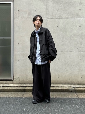 「アイテム（ブルゾン）」を使った、ダイスケさん（メンズ・170cm）の秋コーディネート