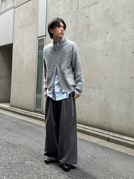 「NANO universe（ナノユニバース）のアイテム」を使った、ダイスケさん（メンズ・170cm）の秋コーディネート