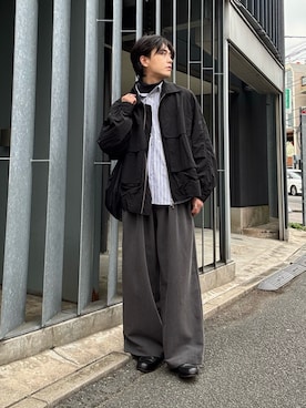 「PADRONE（パドローネ）のアイテム」を使った、ダイスケさん（メンズ・170cm）の春コーディネート