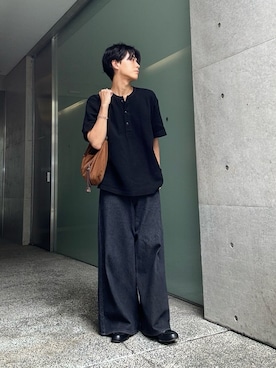 「Knuth Marf（クヌースマーフ）のアイテム」を使った、ダイスケさん（メンズ・170cm）の夏コーディネート