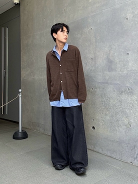 「crepuscule（クレプスキュール）のアイテム」を使った、ダイスケさん（メンズ・170cm）の春コーディネート