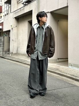 「メンズファッション」｜ダイスケさん（メンズ・170cm）の冬コーディネート