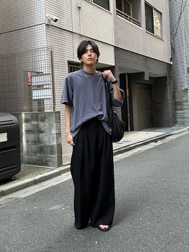 「OOFOS（ウーフォス）のアイテム」を使った、ダイスケさん（メンズ・170cm）の夏コーディネート
