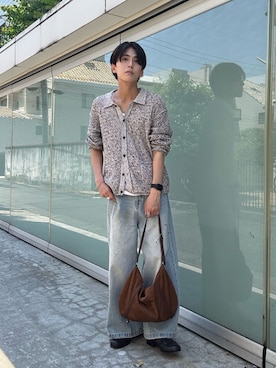 「YOKE（ヨーク）のアイテム」を使った、ダイスケさん（メンズ・170cm）の春コーディネート