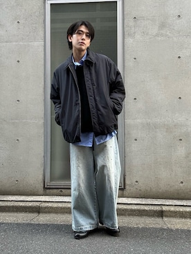 「Steven Alan（スティーブンアラン）のアイテム」を使った、ダイスケさん（メンズ・170cm）の冬コーディネート