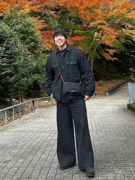 「アイテム（テーラードジャケット）」を使った、yougenkaさん（メンズ・180cm）の冬コーディネート