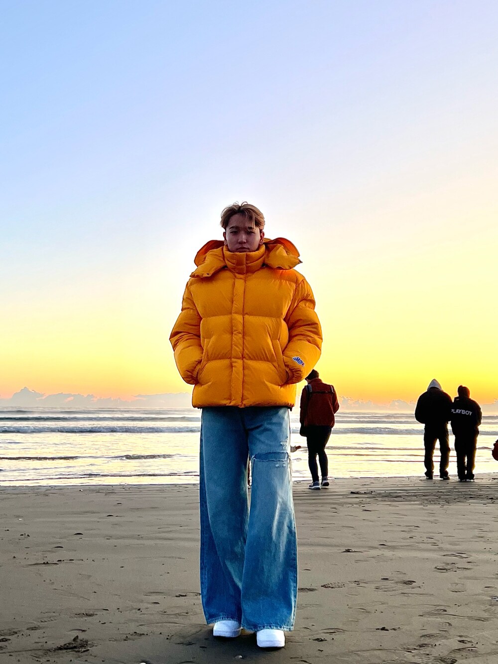 DIESELのダウンジャケット/コート（イエロー系）を使ったメンズ人気  