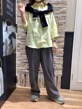 BRICK HOUSE by Tokyo Shirts 各務原イオンモール店さん（レディース・153cm）の春コーディネート