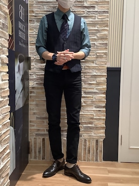 「SCOTCH GRAIN」｜BRICK HOUSE by Tokyo Shirts 各務原イオンモール店さん（メンズ・172cm）の秋コーディネート