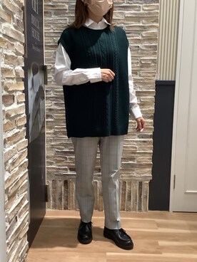 BRICK HOUSE by Tokyo Shirts 各務原イオンモール店さん（レディース・152cm）の秋コーディネート