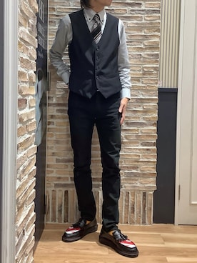 「アイテム（フォーマルスーツ/小物）」を使った、BRICK HOUSE by Tokyo Shirts 各務原イオンモール店さん（メンズ・172cm）の夏コーディネート