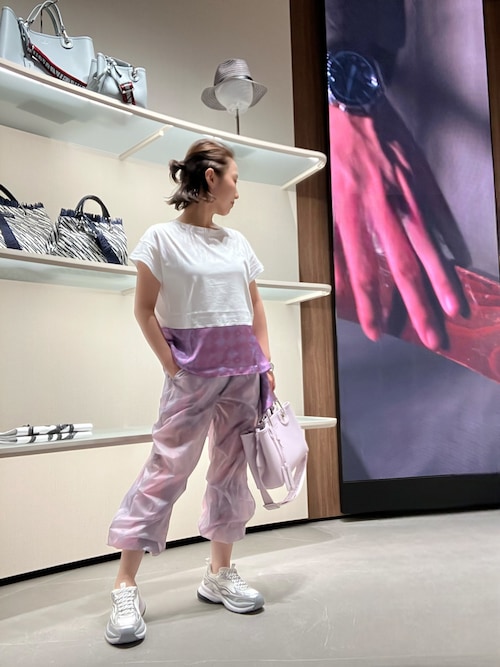 【Emporio Armani】MyEA ラージ ロゴ ショッパーバッグ ディア柄 EMPORIO ARMANI ハンドバッグ 「エンポリオ アルマーニ」MyEA 縦