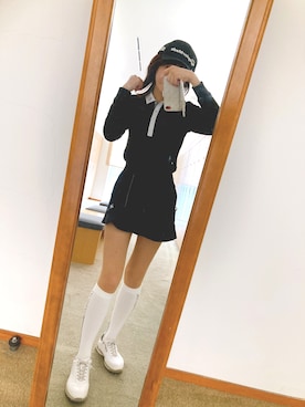 「ルコックスポルティフ」｜ゆいなさん（レディース・167cm）の秋コーディネート