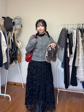 nanaさん（骨格ウェーブ・レディース・155cm）の秋コーディネート