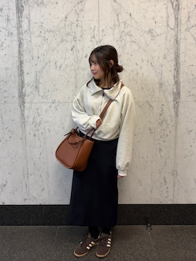 「アイテム（その他トップス）」を使った、nanaさん（レディース・155cm）の秋コーディネート