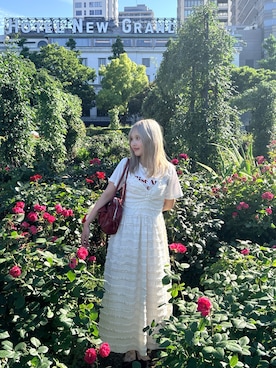 「RETRO GIRL（レトロガール）のアイテム」を使った、nanalogさん（レディース・155cm）の夏コーディネート