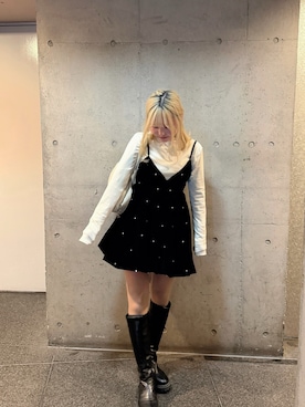 「GRL（グレイル）のアイテム（ワンピース/ドレス）」を使った、nanalogさん（レディース・155cm）の春コーディネート