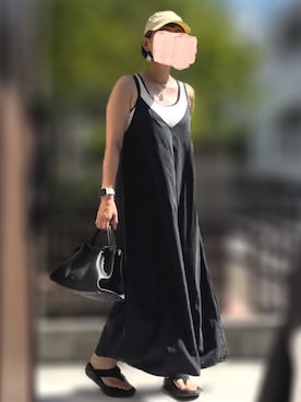 「tov（トーヴ）のアイテム（ハンドバッグ）」を使った、記録係さん（レディース・161cm）の夏コーディネート