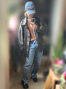 「HOKA（ホカ）のアイテム」を使った、記録係さん（レディース・161cm）の春コーディネート