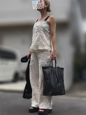 「ZARA（ザラ）のアイテム（サンダル）」を使った、記録係さん（レディース・161cm）の秋コーディネート