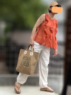 記録係さん（レディース・161cm）の夏コーディネート