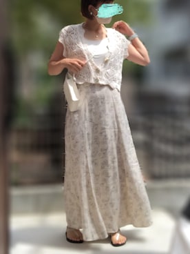 「ammy.（エイミードット）のアイテム（アクセサリー）」を使った、記録係さん（レディース・160cm）の夏コーディネート