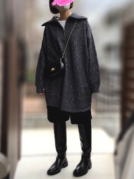 記録係さん（レディース・161cm）の冬コーディネート