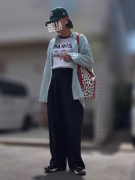 記録係さん(レディース・161cm)の春コーディネート