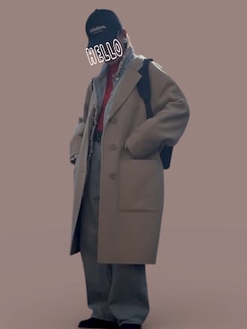 記録係さん(レディース・161cm)の冬コーディネート