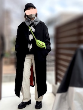 記録係さん(レディース・161cm)の冬コーディネート