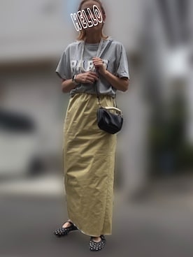 「LOWRYS FARM（ローリーズファーム）のパールタレンネックレス　249411（ネックレス）」を使った、記録係さん（レディース・161cm）の秋コーディネート