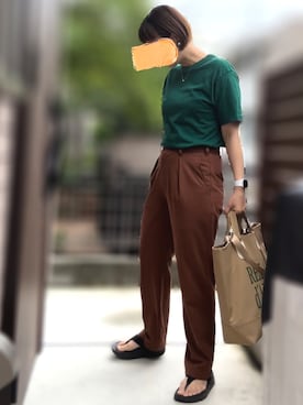 「ammy.（エイミードット）のアイテム（アクセサリー）」を使った、記録係さん（レディース・161cm）の夏コーディネート