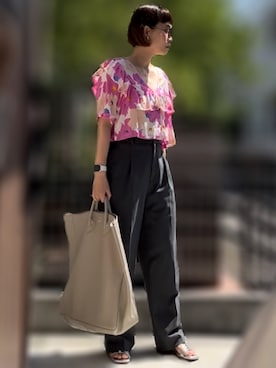 「31度」｜記録係さん（レディース・161cm）の夏コーディネート