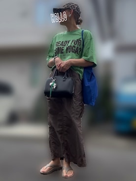 「ZARA（ザラ）のアイテム」を使った、記録係さん（レディース・161cm）の夏コーディネート