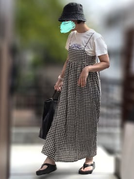 「31度」｜記録係さん（レディース・161cm）の夏コーディネート