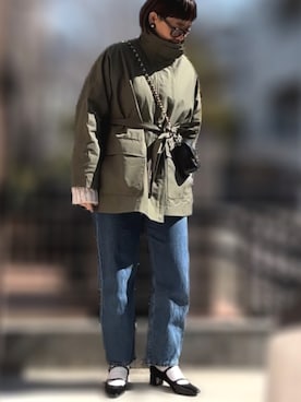 「ammy.（エイミードット）のアイテム（アクセサリー）」を使った、記録係さん（レディース・161cm）の春コーディネート
