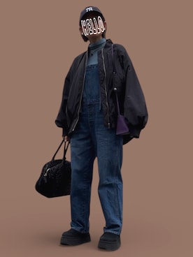 記録係さん(レディース・161cm)の冬コーディネート