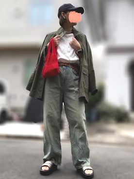 「ammy.（エイミードット）のアイテム（アクセサリー）」を使った、記録係さん（レディース・161cm）の春コーディネート