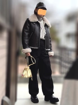 「H&M（エイチ・アンド・エム）のアイテム（ハンドバッグ）」を使った、記録係さん（レディース・161cm）の春コーディネート