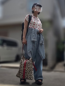 記録係さん(レディース・161cm)の春コーディネート