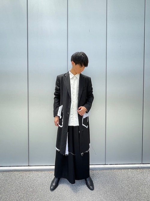 sulvam サルバム ベージュ ロングコート 19ss サルバム sulvam Classic Leather Gown Coat （Black） -FASCINATE