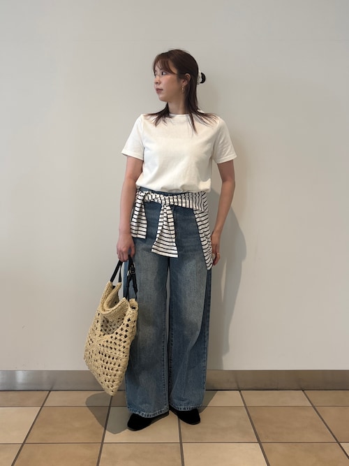 FRセンタープレスセミワイドデニムパンツ FRセンタープレスセミワイドデニムパンツ（デニムパンツ
