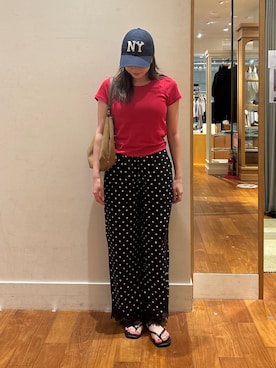 「FREDY&GLOSTER」｜sachiさん（レディース・157cm）の夏コーディネート