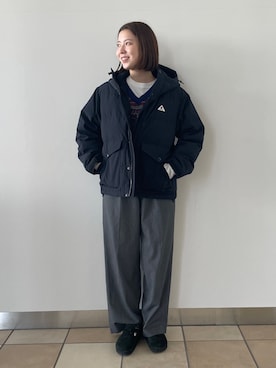 「GEVACO」｜「アイテム（ベスト）」を使った、sachiさん（レディース・157cm）の秋コーディネート